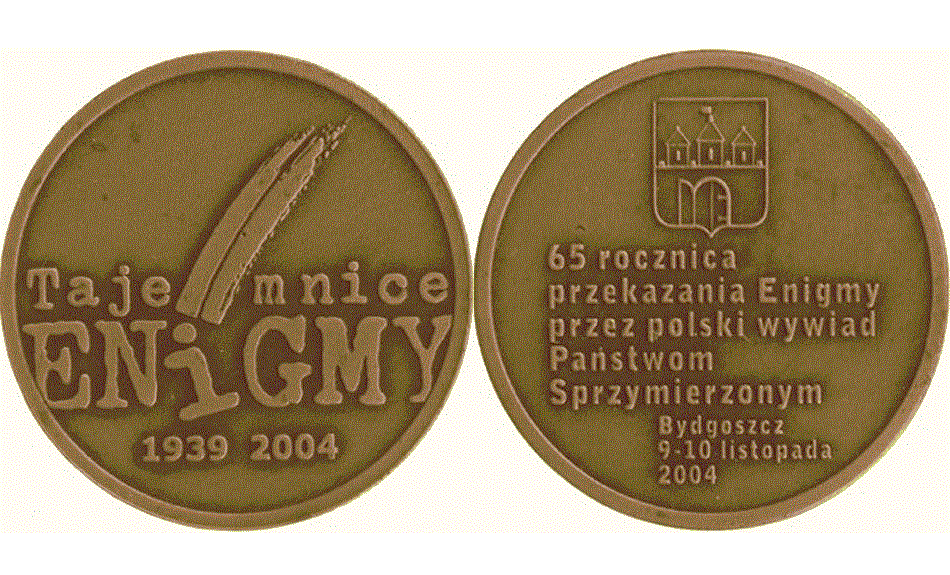 Tajemnice Enigmy 2004 - medal okolicznościowy