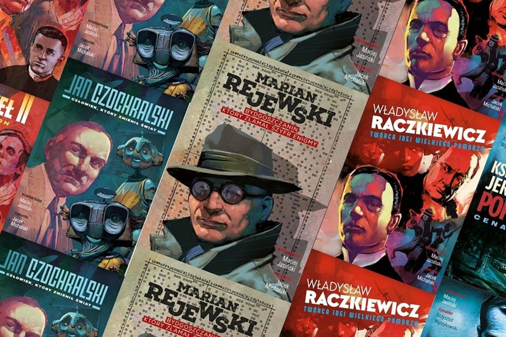 Okładki kilku egzemplarzy komiksów serii o znanych postaciach.